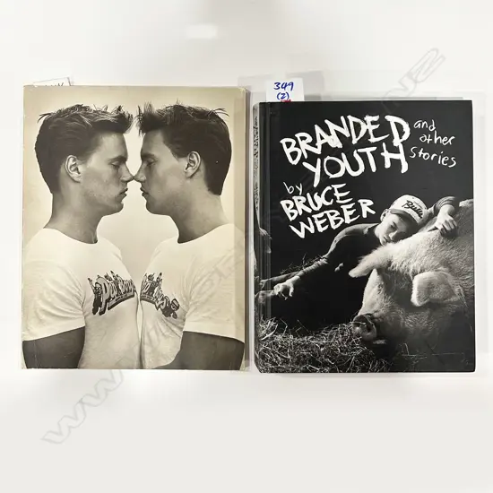 TWO BRUCE WEBER PHOTOGRAPHY BOOKS